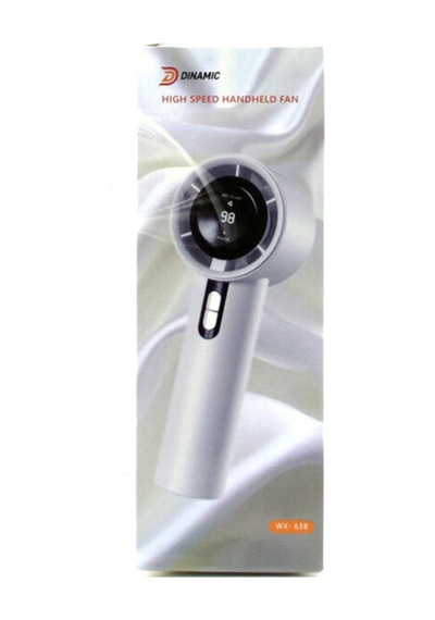 Mini El Fanı - Ayarlanabilir Hız - Dijital Gösterge - 5w - Karışı