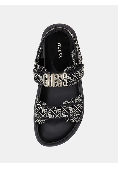 Guess Fabelıs Kadın Sandalet Fl6fbsfal03 Fl6fbsfal03 Blkpl Blkpl Çok Renkli
