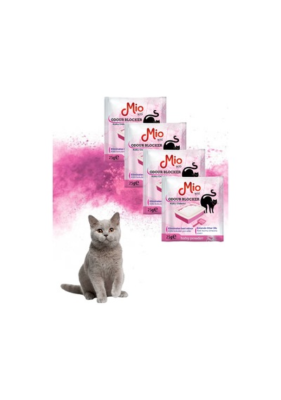 Purecanpati 4'lü Kedi Kumu Koku Giderici Bebek Pudralı
