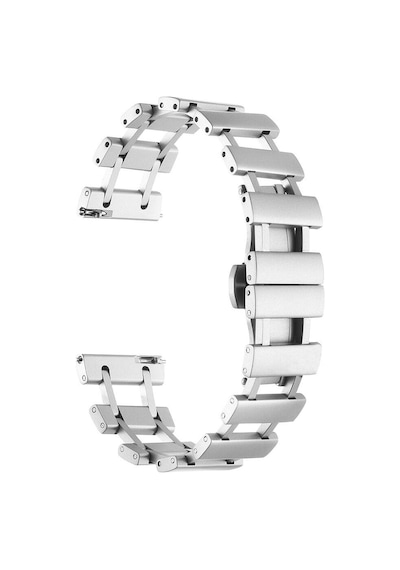 Galaxy Watch 46mm Uyumlu Mkst- Krd-96 22mm Metal Kordon-gümüş