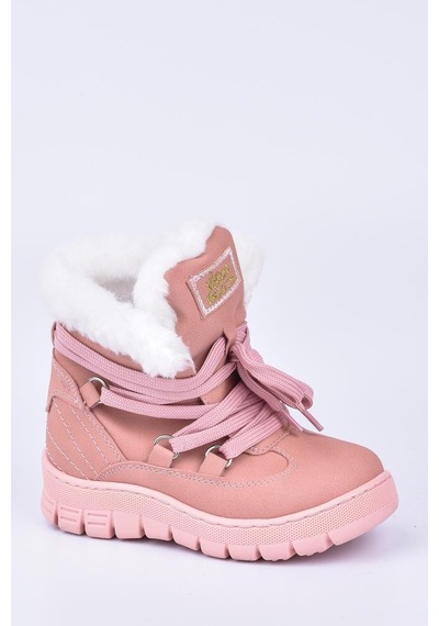 Vicco Kappa Çocuk Günlük Kürklü Bot Kreş/Anaokulu 946.P20K.222-114 Pembe Pudra