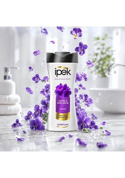 İpek İnce Telli Saçlar İçin Menekşe Özü Şampuan 480 Ml X 3 Adet PKT.IPEK.011