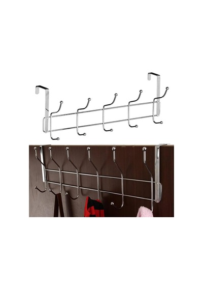Orret Home 12'li Kapı Arkası Metal Askı,amerikan Kapı Arkası Askılık,banyo,mutfak,yatak Odası İçin K Sku: Smg8690010153012