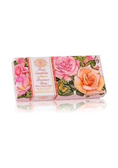 Saponificio Artigianale Fiorentino Sabun 3 x 125 G Rose