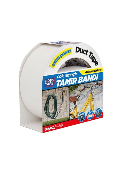 Duct Tape Tamir Bandı Beyaz - 48Mmx10Mt