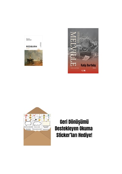 Redburn - İlk Seferi + Kâtip Bartleby + Okuma Sticker'ları