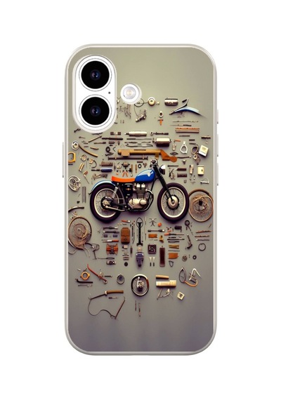 Arvencase Apple iPhone Uyumlu 17 Uyumlu Hd Kalite Orta Sertlikte Baskılı Desenli Silikon Renk17 Renk17