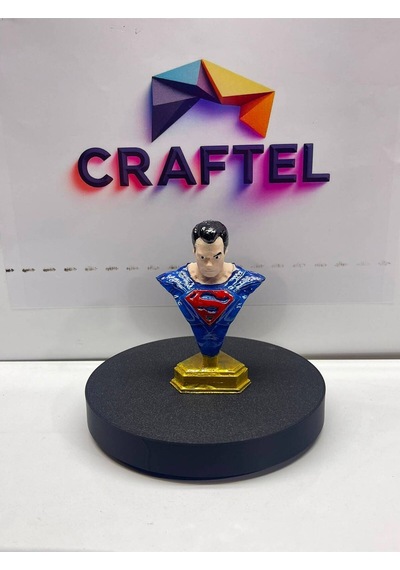 Superman Büst 10 Cm Koleksiyonluk Kahraman Figürü