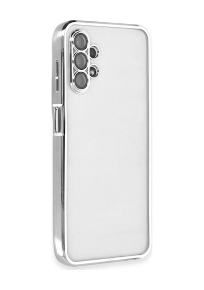 Samsung Galaxy Uyumlu A13 4g Kılıf Razer Lensli Silikon - Gümüş
