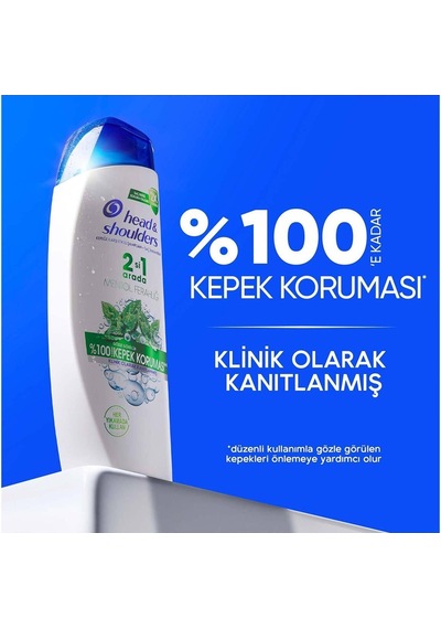 Head & Shoulders 2 ın 1 Mentol Ferahlığı Şampuan 2 x 250 ML