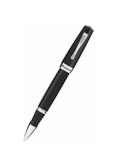 Montegrappa Elmo 02 Roller Kalem Jet Siyah Ise2Rrac