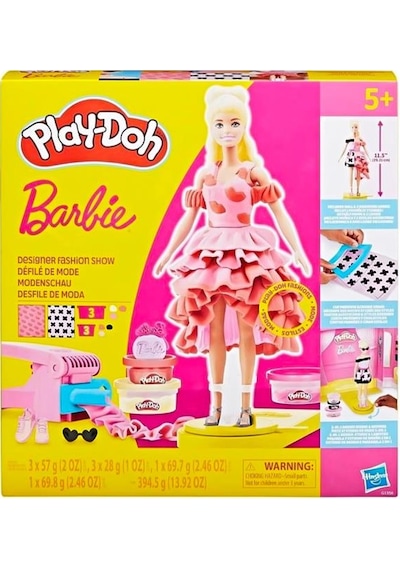 Play Doh Barbie Moda Defilesi Oyun Hamuru Seti G1356 Çok Renkli