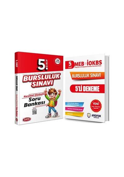 Data 5.sınıf Bursluluk Soru Ve Ardışık Pybs Deneme Seti 2 Kitap
