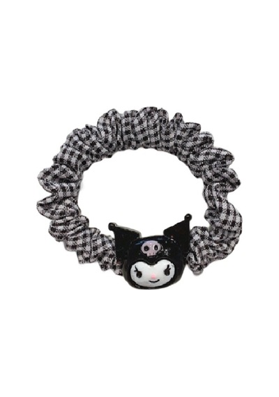 Schulzz Anime Kuromi Lastikli Saç Tokası Antrasit