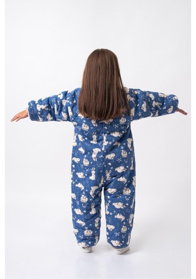 Babyhola 2-9 Yaş Kalın Elyaf Dolgulu 2.5 Tog Premium Kalite Çocuk Uyku Tulumu 23504 Lacivert