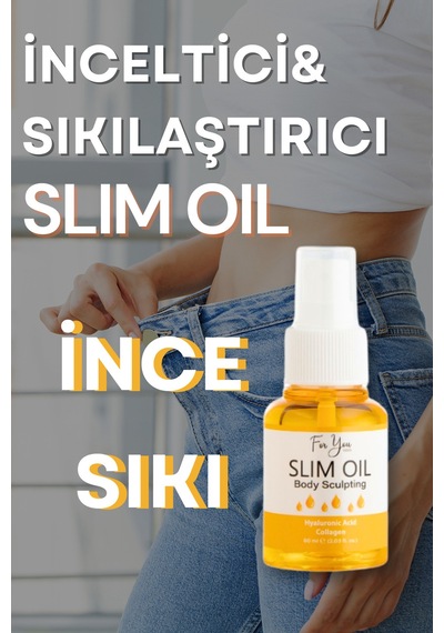 İnceltmeye Ve Sıkılaştırmaya Yardımcı Selülit Karşıtı Slim Oil, Yağ 60 Ml
