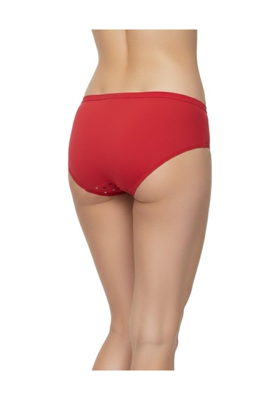 Baglan Kadın Baskılı Bikini Külot Bgl-st04939 Kırmızı