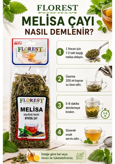 Florest Melisa Bitki Çayı 50 G Melisa Otu Çayı - 914846940