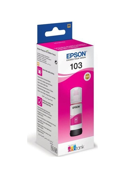 Epson C13t00s34a 103 Ecotank Magenta Ink Bottle