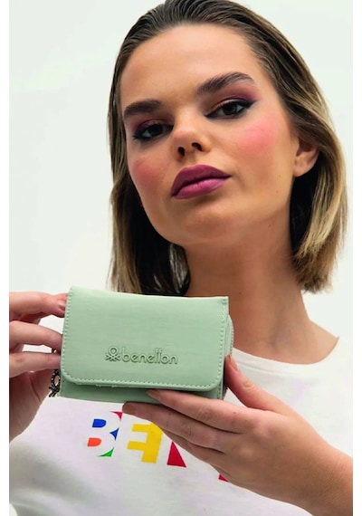 United Colors of Benetton Su Yeşili Kadın Cüzdan Bnt-1210