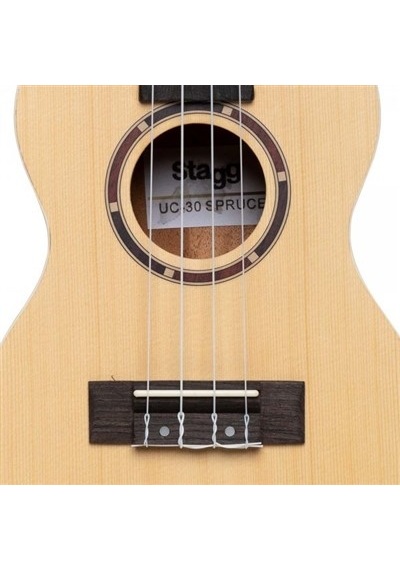 Stagg UC-30 SPRUCE Geleneksel Konser Ukulelesi (CONCERT UKULELE SPRUCE+BAG)
