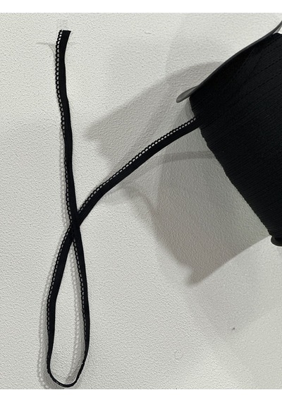 7 Mm İç Çamaşır Lastik Siyah 5 Metre
