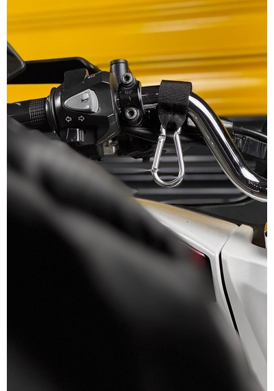 Motobros Motosiklet Kask Taşıma Askısı, Siyah Diğer