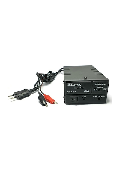 Alpa 6V-12V - 4A Akü Şarj Cihazı - Yerli Üretim / 452521776
