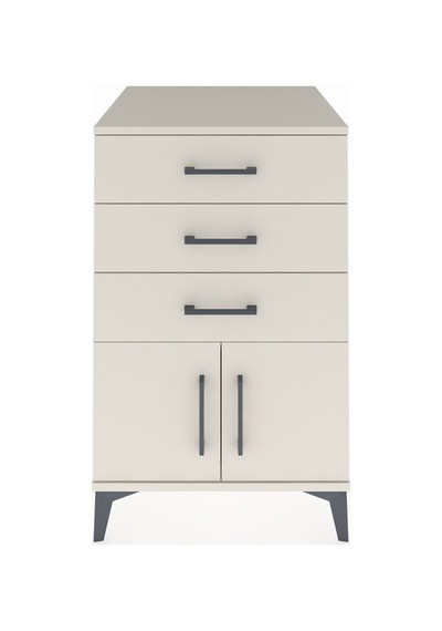 Kronos Komodin 3 Çekmeceli 2 Kapaklı 60x59x96 Aytaşı-aytaşı Aytaşı