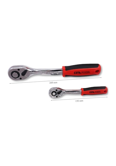 Ceta 35 parça 4-32mm 1/4"+1/2" Lokma Takımı Plastik Kutulu +++++