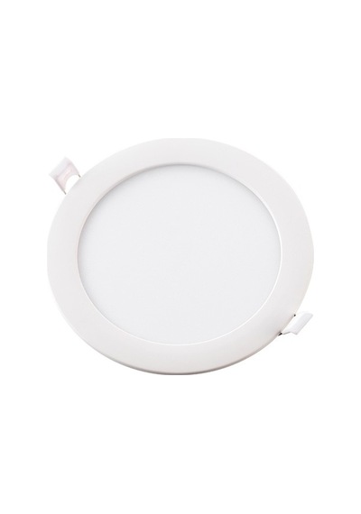 Yuvarlak Led Panel 12w Beyaz Kasa Günışığı 3000k