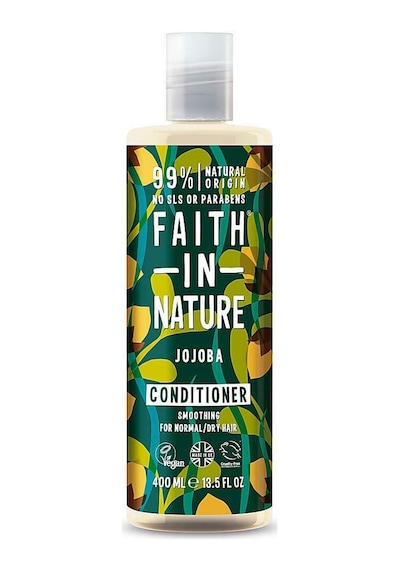 Faith in Nature %99 Doğal Jojoba Pürüzsüzleştirici Normal & Kuruya Dönük Saçlar İçin Saç Bakım Kremi 400 ML