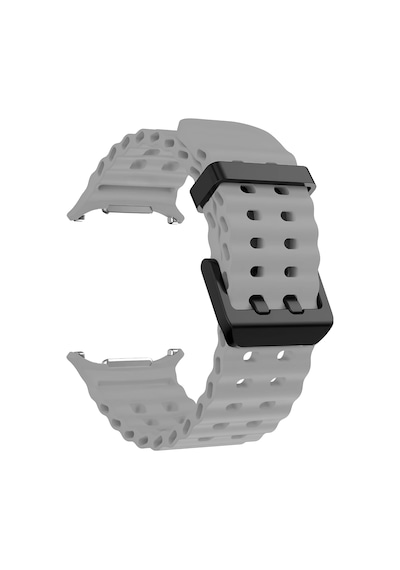 Samsung Galaxy Watch Ultra 47mm İle Uyumlu Delikli Model Ocean Loop Yumuşak Ve Hafif Silikon Kordon Çok Renkli