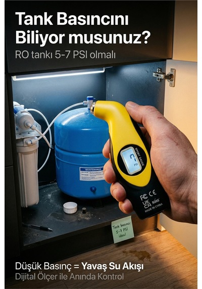 Tank Lastik Basınç Ölçer