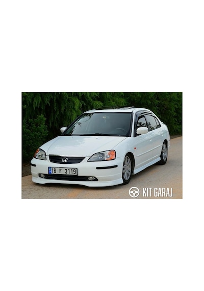 Kit Garaj Civic Vtec2 01-03 Typer Ön Ek Plastik No: 1 Boyasız