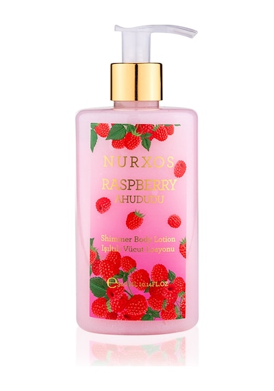 Nurxos 9888 Raspberry Ahududu Hediyelik Kutulu 3'lü Set Vücut Spreyi & Losyon & Duş Jeli