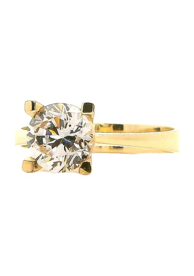 Cigold Tektaş Yüzük 14 Ayar Altın 2.80 Gr Oa-k21401029229 Renkli