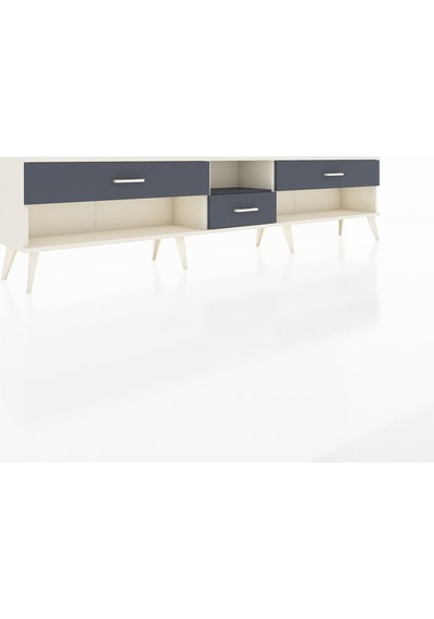 Arges Tv Ünitesi Tek Raflı 3 Çekmeceli 220x30x51 Aytaşı-antrasit Antrasıt/antrasıt - Aytası Arges Tv Ünitesi Tek Raflı 3 Çekmeceli 220x30x51 Aytaşı-antrasit Antrasıt/antrasıt - Aytası