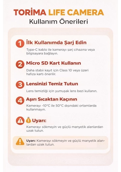 Torima Life Dijital   Kamera Selfie Video Vlog Kamerası Mini Fotoğraf Makinesi CMR47 Mavi