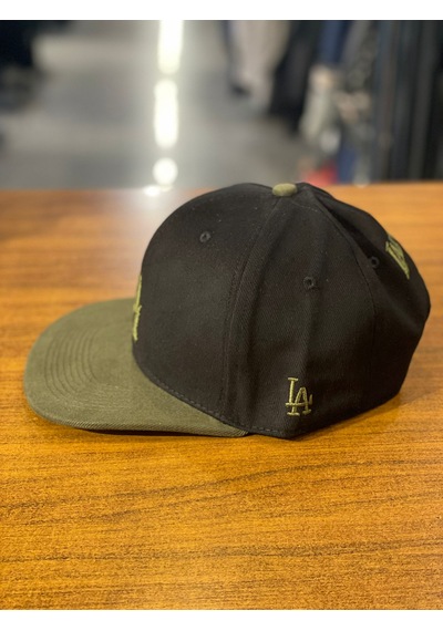 Hamze La Los Angeles Hiphop Snapback Rapper Baseball Drip Şapka Cap Siyah - Haki