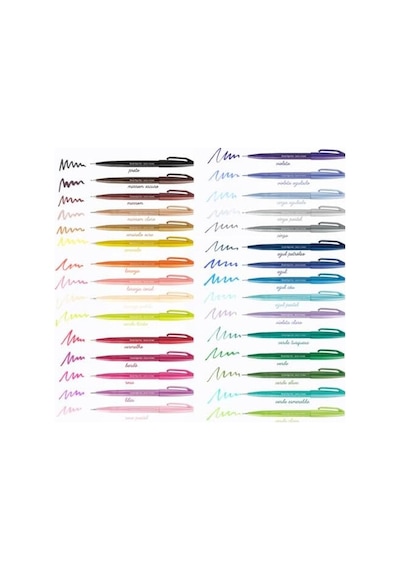 Ses15c-p2x Brush Sing Pen Fırça Uçlu Kalem - Pembe