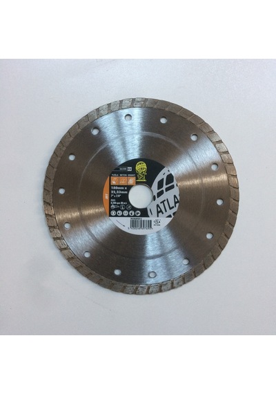 Atlas Turbo Jet 180 Mm Elmas Testere Granit Mermer Beton Kesici