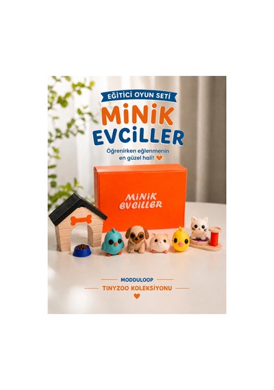 Evcil Hayvanlar Oyun Seti Montessori İlhamlı Eğitici Oyuncak Hayvan Ve Aksesuarlar, Kedi Köpek Kuş Balık Hamster Minik Evciller Evcil Hayvanlar Oyun Seti Montessori İlhamlı Eğitici Oyuncak Hayvan Ve Aksesuarlar, Kedi Köpek Kuş Balık Hamster Minik Evciller