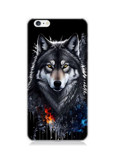 Apple Uyumlu iPhone 6 Plus Silikon Kılıf Yalnız Kurt