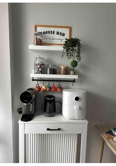 Kahve Köşesi Takımı Beyaz 70 X 30 X 92 Beyaz