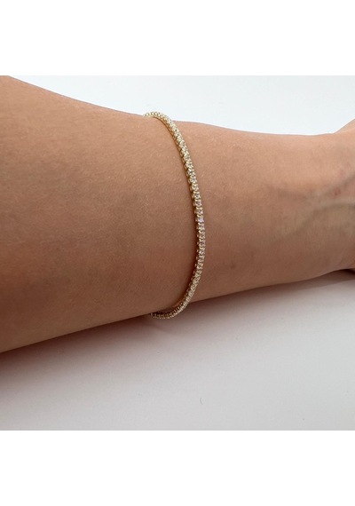 Biem Gold Renk Su Yolu Taşlı Bileklik Gold/gümüş