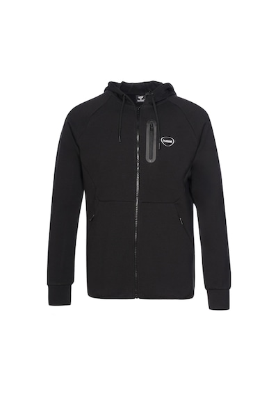 Hummel Nova Zıp Hoodıe Erkek Fermuarlı Ceket Siyah Siyah