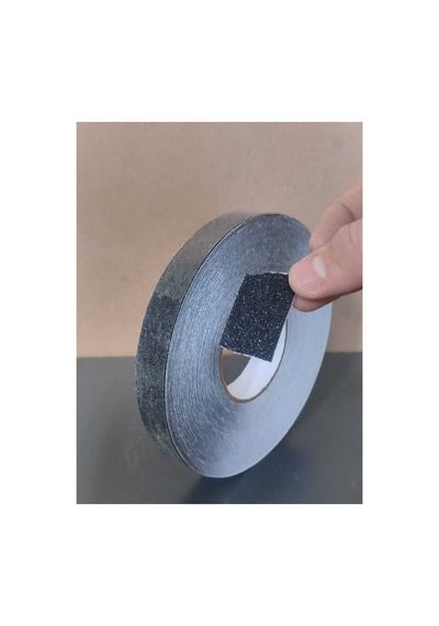 2.5 Cm X 10m Siyah Zemin Kaydırmaz Bant Merdiven Ve Zemin İçin Güçlü Yapışkanlı Tırtıklı Kaymaz Bant