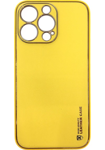 Nettech Apple Uyumlu iPhone 13 Pro Coco Leather Seri Arka Koruma Kılıf - Beyaz Beyaz