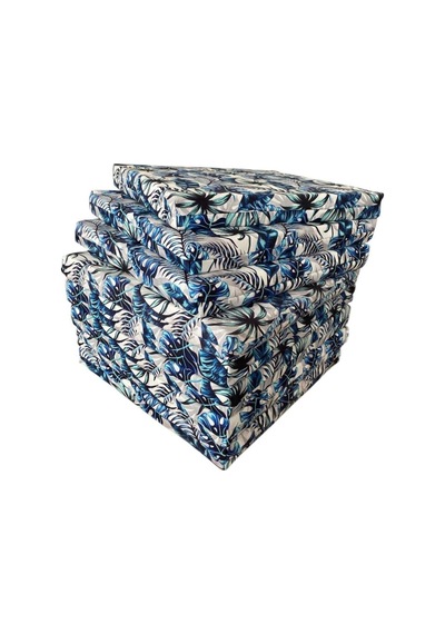 Sandalye Minderi Su Geçirmez Outdoor Kumaş Koltuk Minderi 50x50x8cm 8 Adet Palmiye